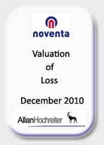 Noventa, Valuation of Loss, Dec 10